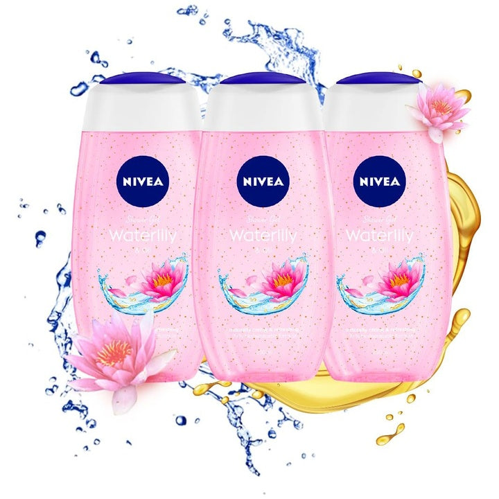 Nivea Women Set of 3 Water Lily & Oil Shower Gel