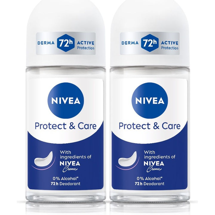 Nivea Set of 2 Deodorant Roll On - Protect & Care