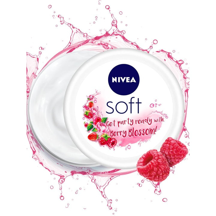 Nivea Unisex Soft Berry Blossom Mositurizer 100 ml