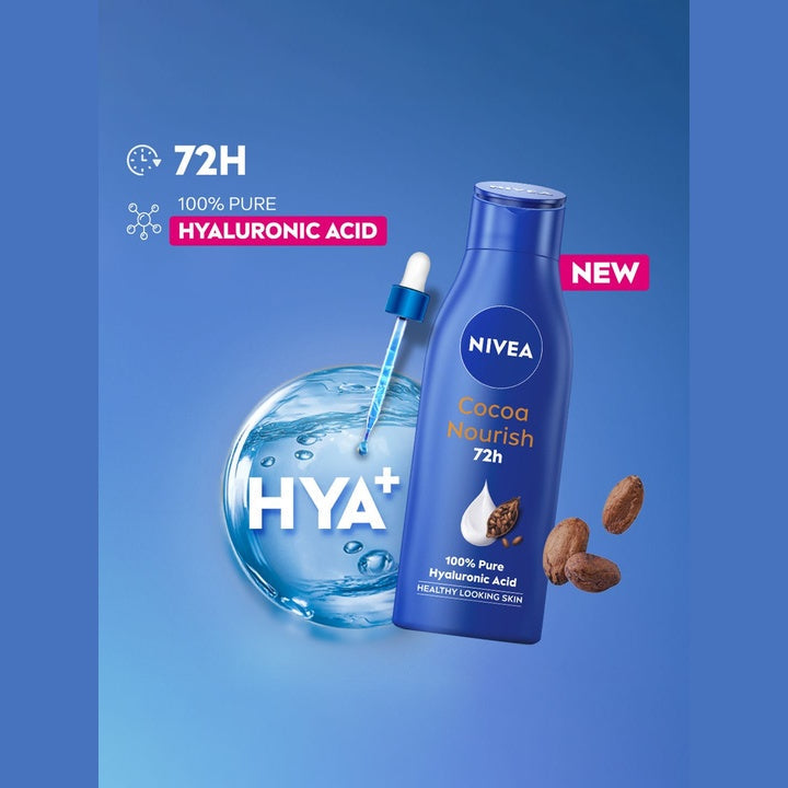 Nivea Unisex Cocoa Nourish 48h Deep Moisturising For Very Dry Skin Body Lotion 200 ml