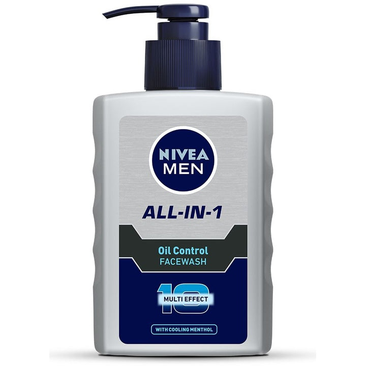 Nivea Men Oil Control All-In-1 Face Wash with Cooling Menthol - 150 ml