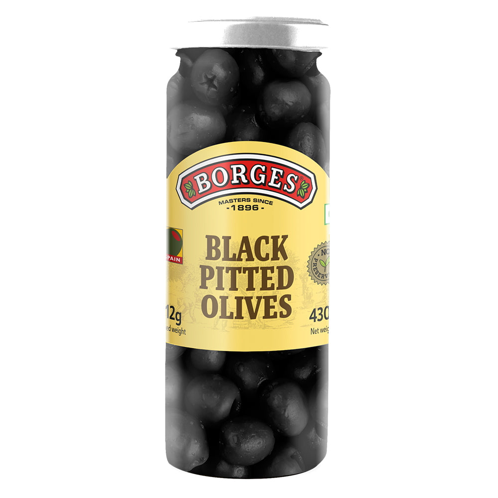 Borges Black Pitted Olives - 430 g