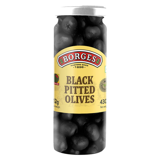 Borges Black Pitted Olives - 430 g
