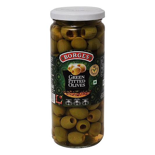 Borges Green Pitted Olives - 450 g