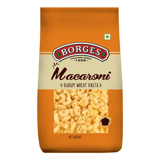 Borges Macaroni Durum Wheat Pasta - 1 kg