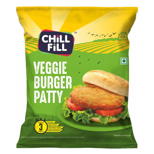 Chill Fill Veggie Burger Patty - 360 g