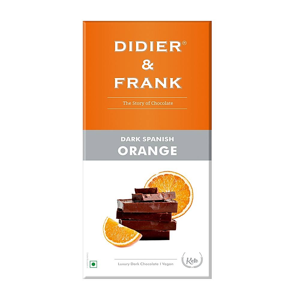 Didier & Frank Spanish Orange Dark Chocolate - 80 g