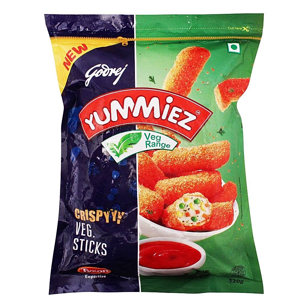 Godrej Yummiez Crispy Veg Sticks - 320 g