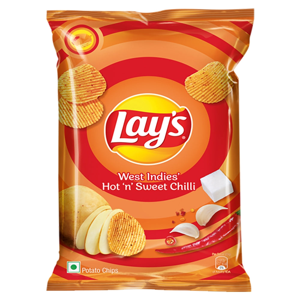Lay's Hot 'N' Sweet Chilli Potato Chips - 80 g