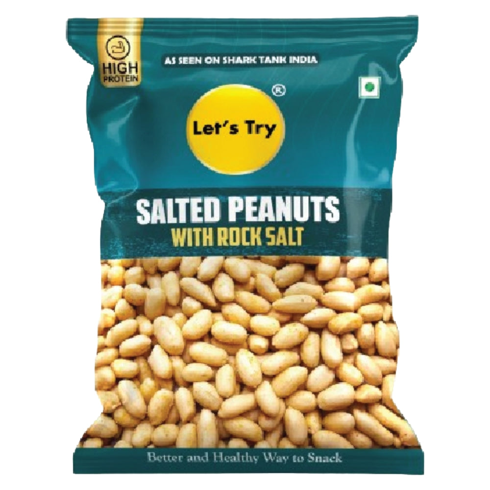 Let's Try Salted Peanuts Wt Rock Slt - 153 g