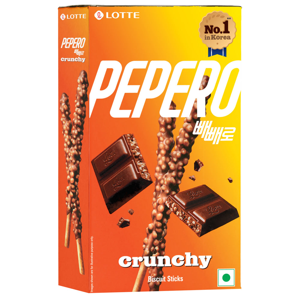 Lotte Pepero Crunchy Biscuit Sticks - 39 g