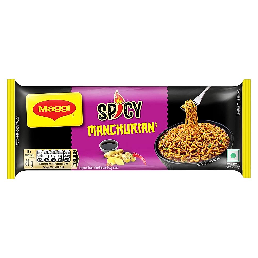Maggi 2-Minute Spicy Manchurian Noodles - 244 g