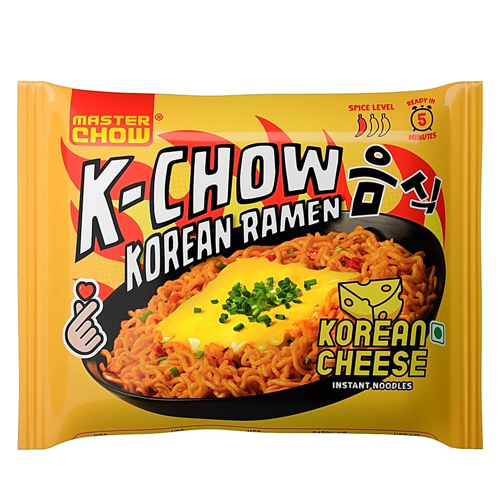 Masterchow K-Chow Korean Ramen Cheese Instant Noodles - 99 g