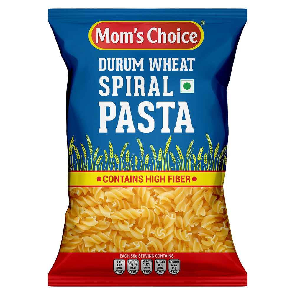 Mom's Choice Durum Wheat Spiral Pasta - 150 g