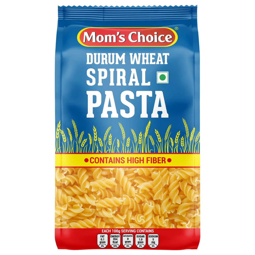 Mom's Choice Durum Wheat Spiral Pasta - 400 g