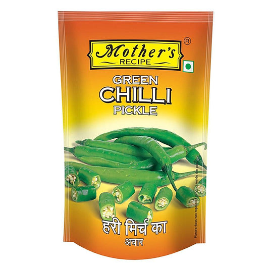 Mother's Green Chilli Pickle Pouch - 200 g