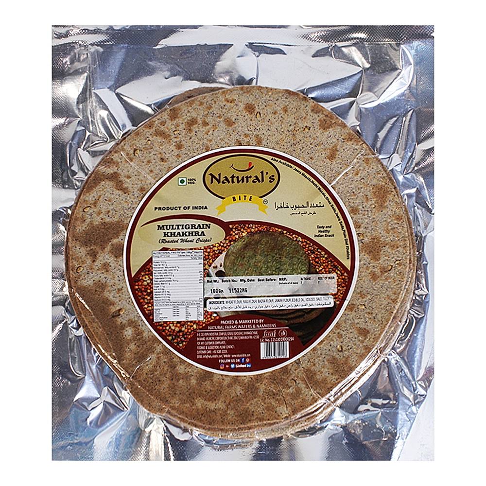 Natural's Bite Multigrain Khakhra - 180 g