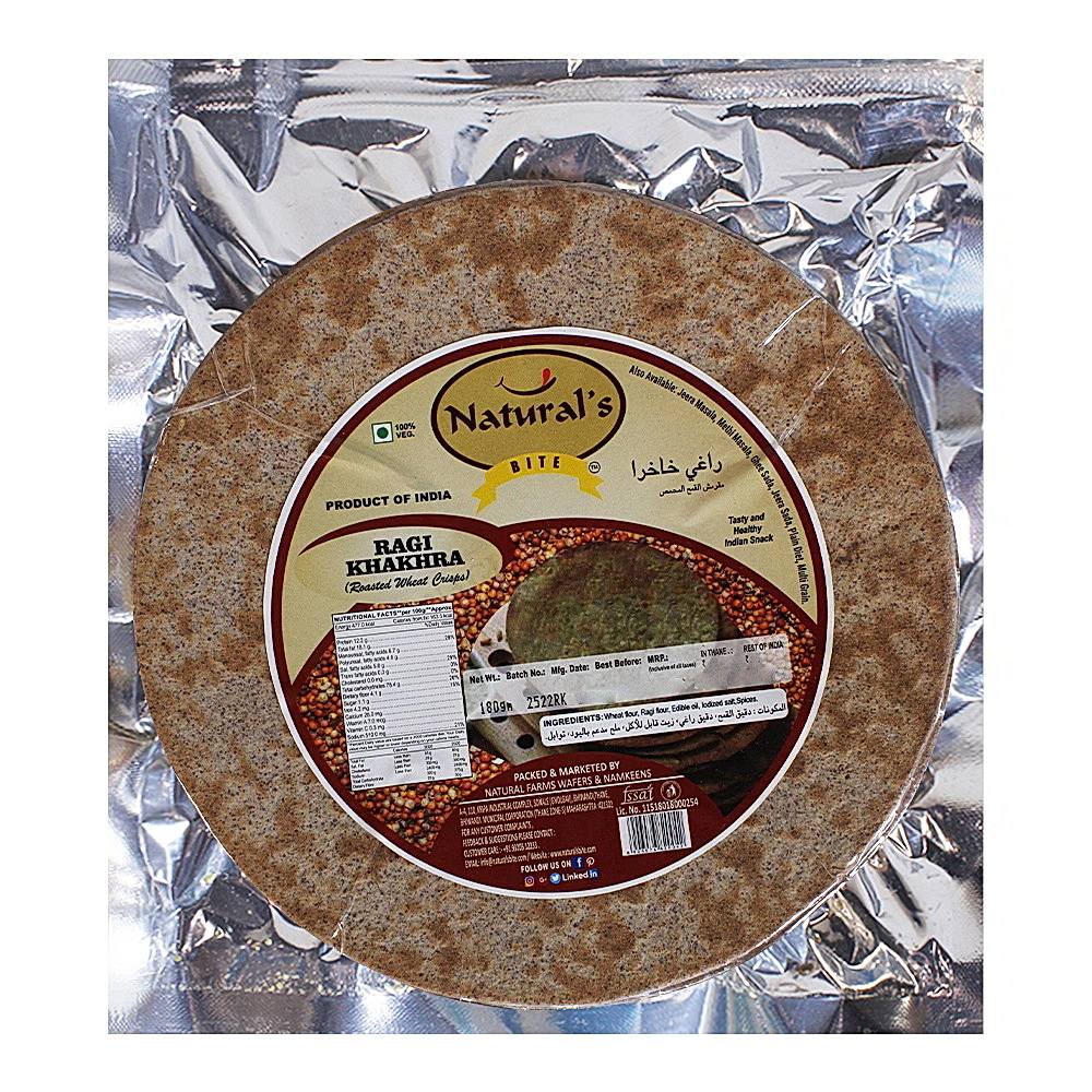Natural's Bite Ragi Khakhra - 180 g