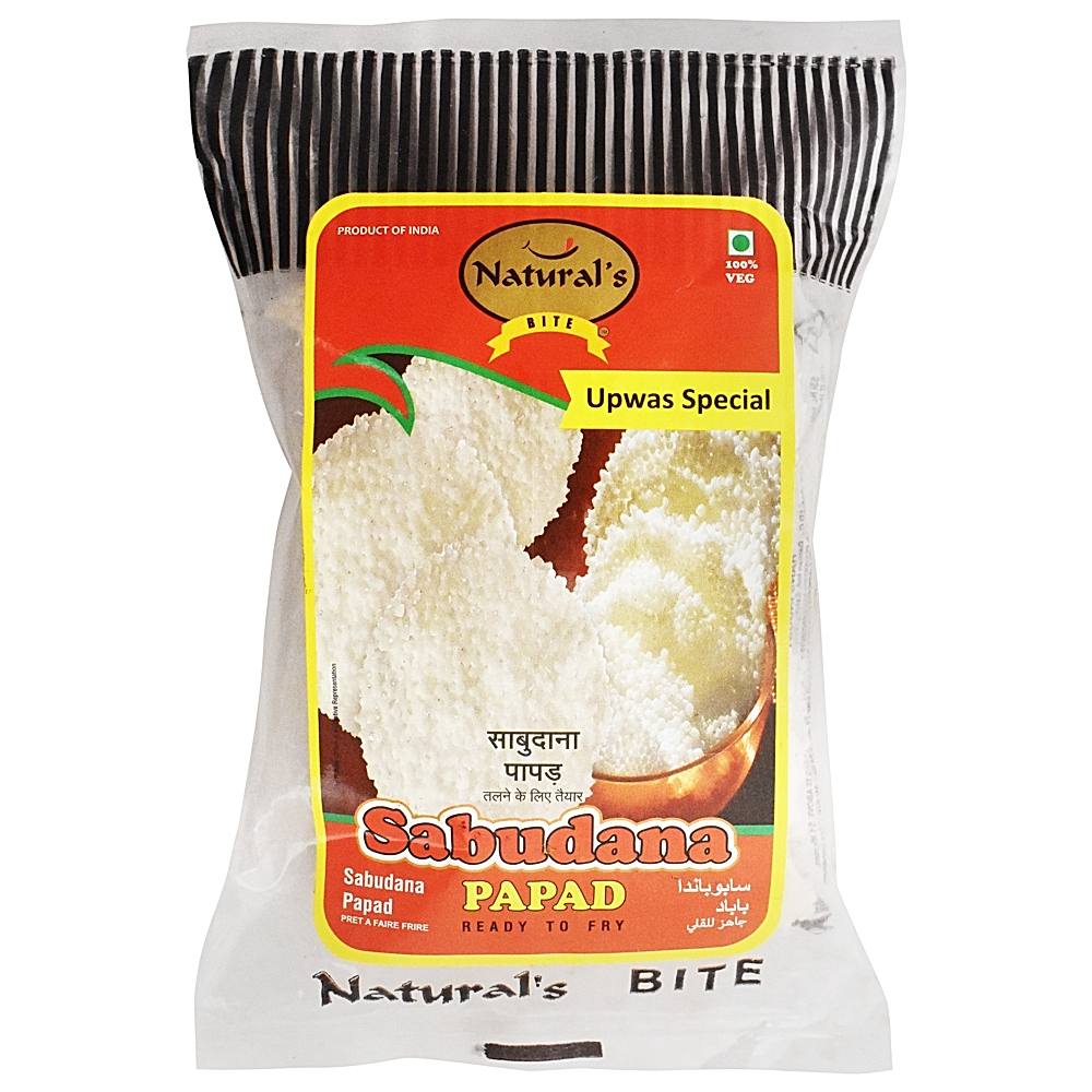 Natural's Bite Sabudana Upwas Papad - 100 g