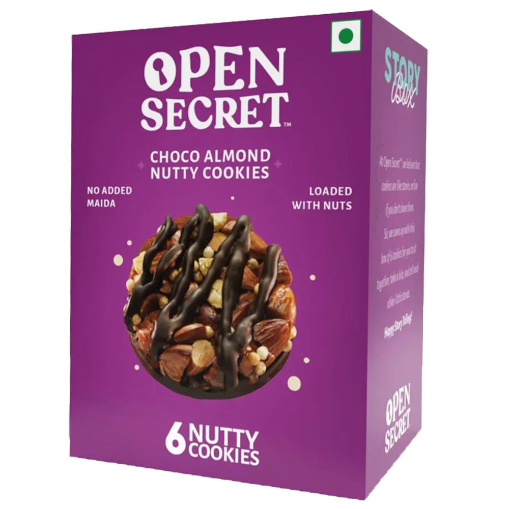 Open Secret Choco Almond Nutty Cookies - 75 g