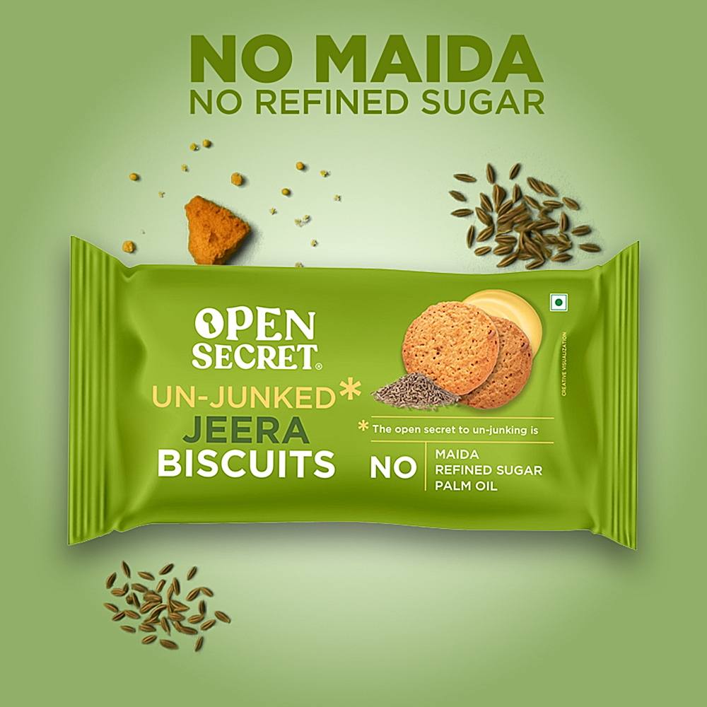 Open Secret Unjunked Jeera Biscuits - 40 g
