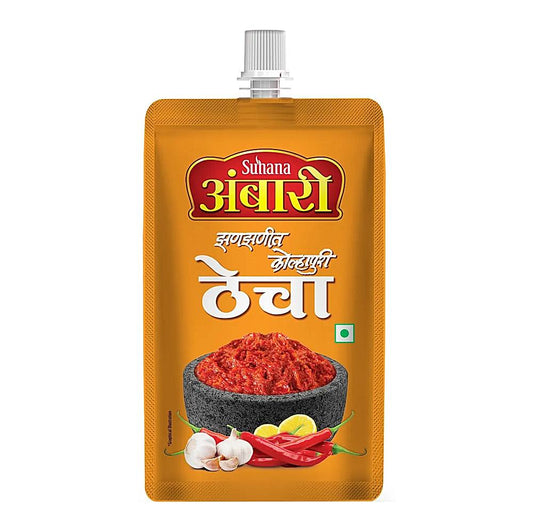 Pravin Red Chilli Thecha Kolhapuri Style - 100 g