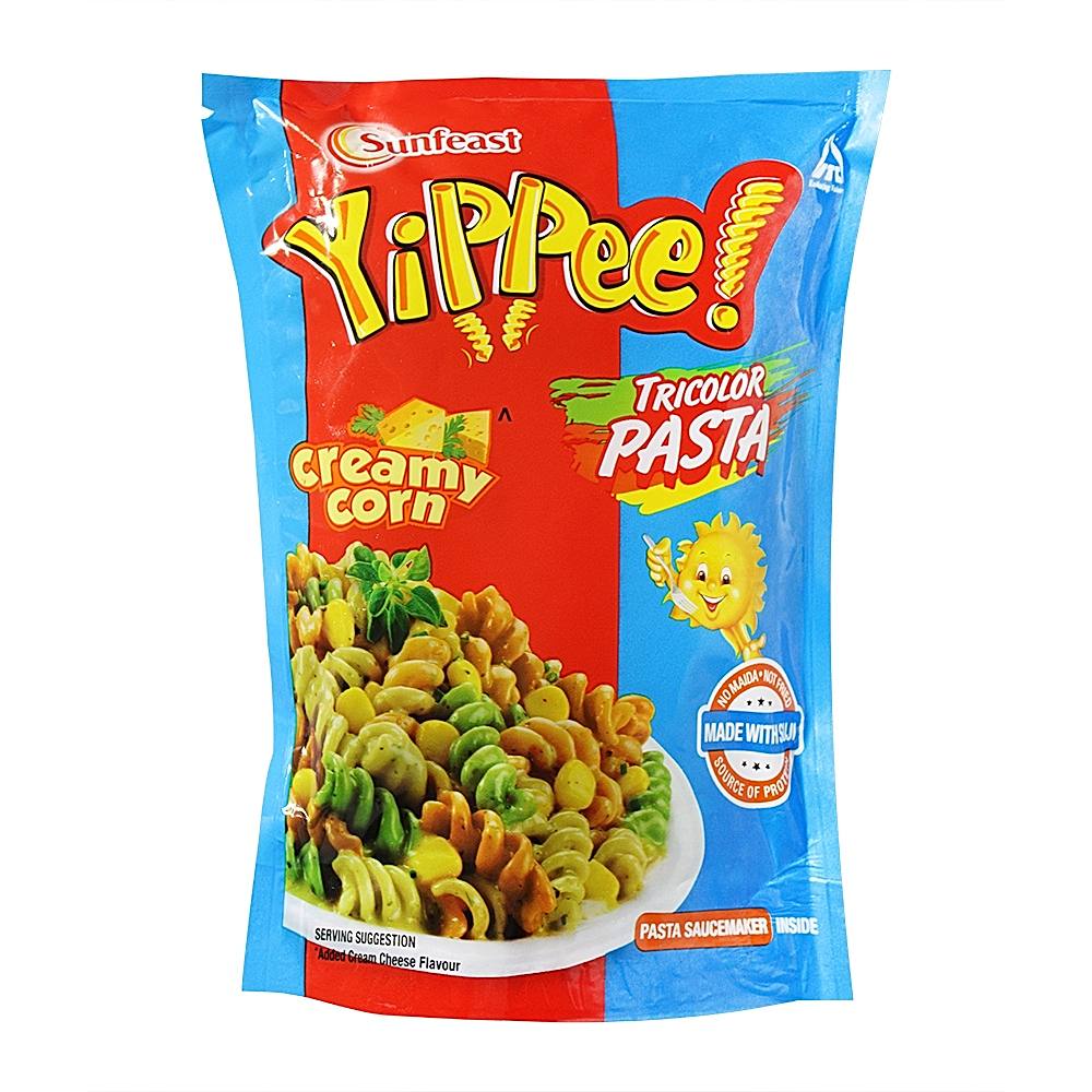 Sunfeast Yippee Creamy Corn Tricolour Pasta - 65 g