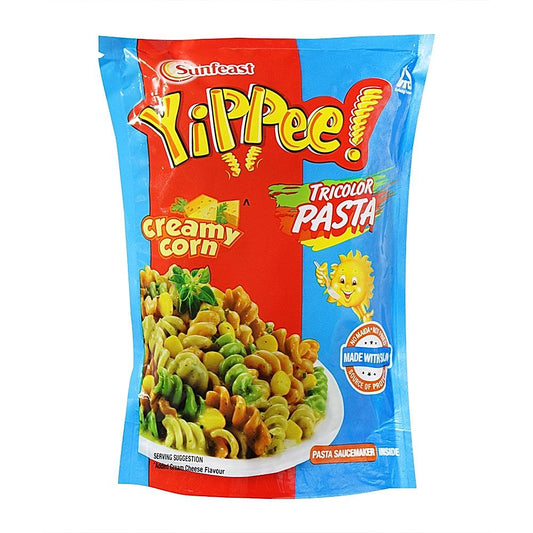 Sunfeast Yippee Creamy Corn Tricolour Pasta - 65 g