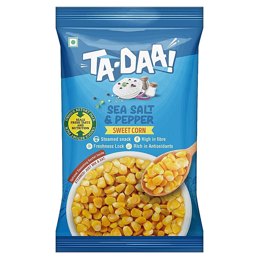 Tadaa Sweet Corn Sea Salt & Pepper - 225 g