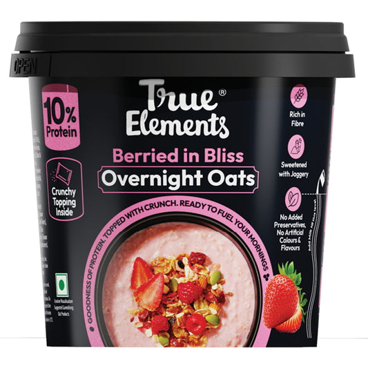 True Elements Berried in Bliss Overnight Oats - 62 g