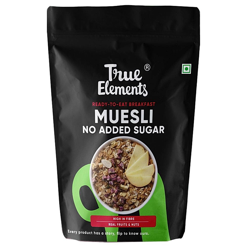 True Elements Breakfast Muesli No Added Sugar (Ready To Eat) - 700 g