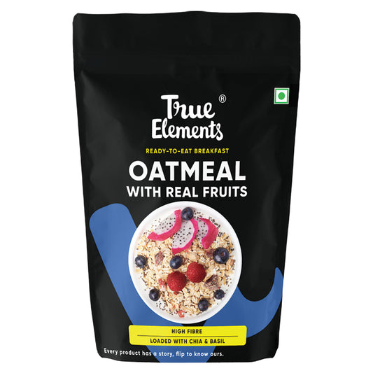True Elements Breakfast Oatmeal With Real Fruits (Ready To Eat) - 1 kg