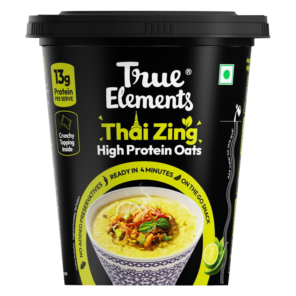 True Elements Thai Zing High Protein Oats - 62 g