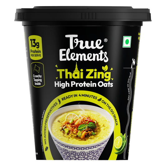 True Elements Thai Zing High Protein Oats - 62 g