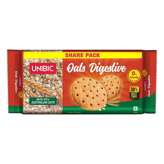 Unibic Oats Digestive Cookies Biscuits (5 U x 199 g) - 995 g