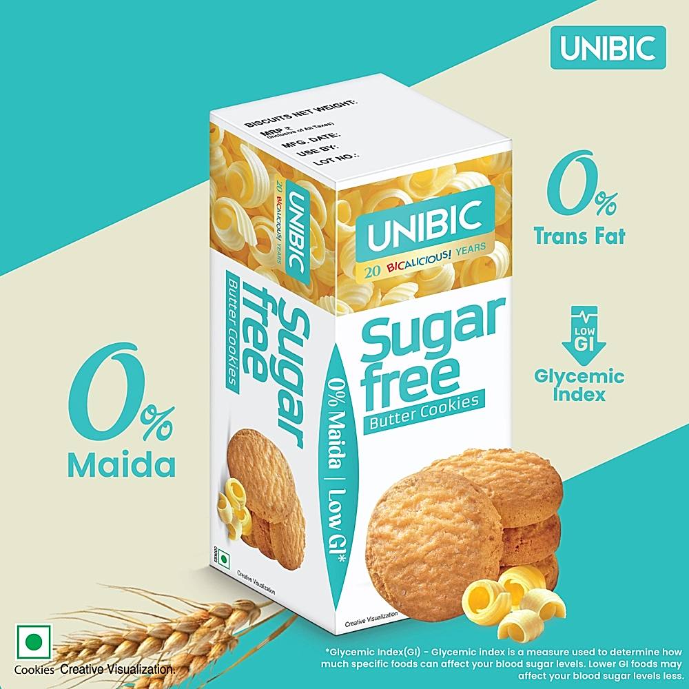 Unibic Sugarfree Butter Cookies - 67.5 g
