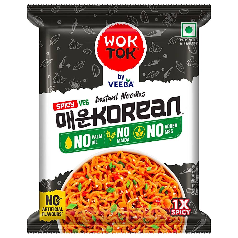 Wok Tok By Veeba Instant Korean Noodles - 66 g