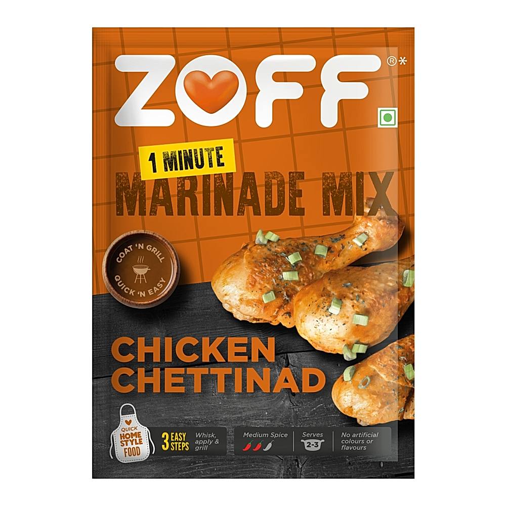Zoff 1 Minute Marinade Mix Chicken Chettinad - 25 g