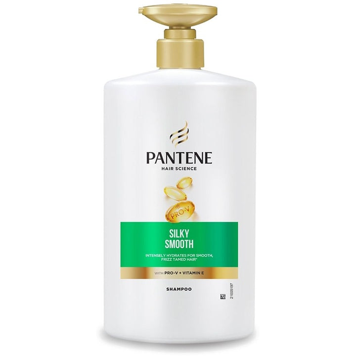 Pantene Hair Science Silky Smooth Shampoo with Pro-Vitamins &Vitamin E - 1Ltr