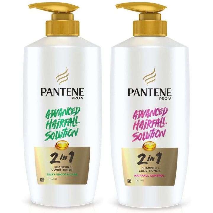 Pantene Set of 2 Advanced Hair Fall Solution 2 in 1 Shampoo + Conditioner