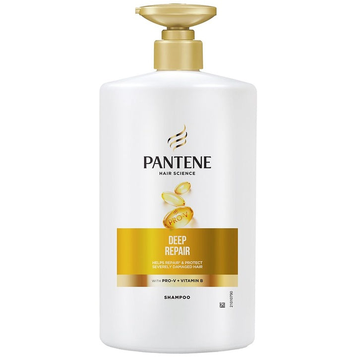 Pantene Hair Science Deep Repair Shampoo with Pro-V & Vitamin B for Damage Repair - 1L