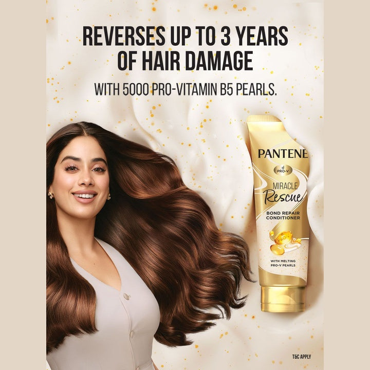 Pantene Miracle Rescue Bond Repair Conditioner with Melting Pro-V Pearls - 180 ml