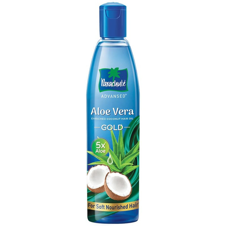 Parachute Advansed Aloe Vera Enriched Coconut Hair Oil - Gold - 5X Aloe Vera - 400ml