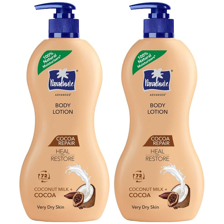 Parachute Advansed Set Of 2 Cocoa Repair Body Lotion for Intense Moisture - 400ml each