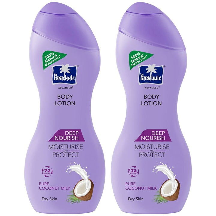 Parachute Set Of 2 Deep Nourish Body Lotion With Pure Coconut Milk - 250ml Each