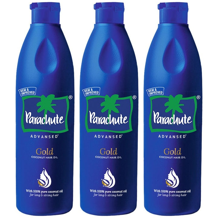 Parachute Set of 3 Gold Coconut Advansed Hair Oil for Long & Strong Hair - 400 ml each