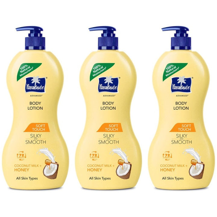 Parachute Set of 3 Advansed Soft Touch Body Lotion - 600ml Each