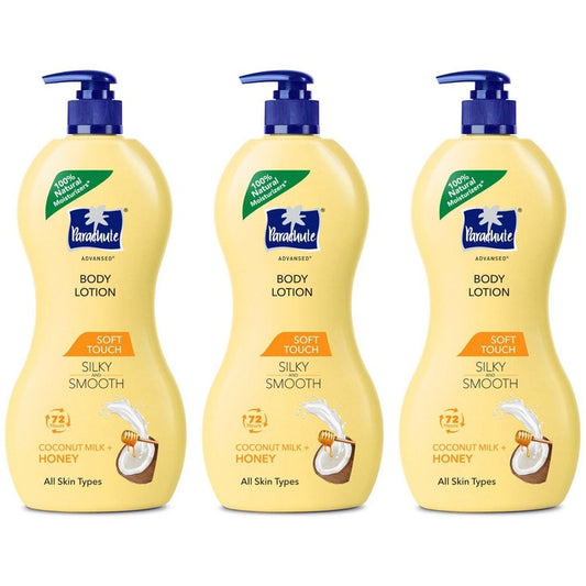 Parachute Set of 3 Advansed Soft Touch Body Lotion - 600ml Each