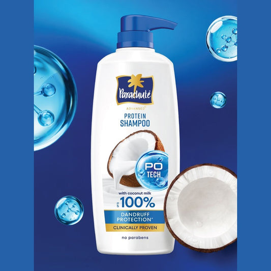 Parachute Advansed Dandruff Protection Protein Shampoo with Coconut Milk - 650 ml