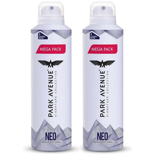 Park Avenue Men Set of 2 Signature Collection Mega Pack Neo Premium Deodorants- 220ml each